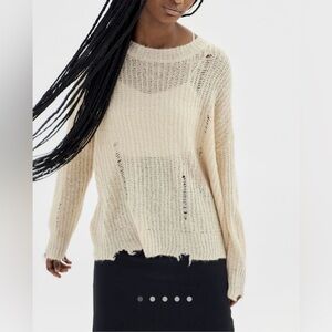 Urban Outfitters Alston Distressed Pullover Sweater